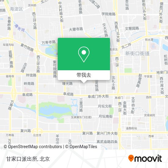 甘家口派出所地图