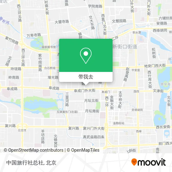 中国旅行社总社地图