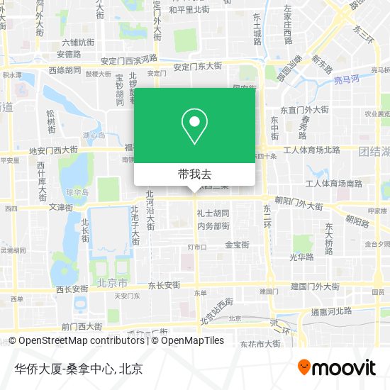 华侨大厦-桑拿中心地图