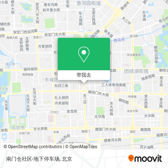 南门仓社区-地下停车场地图