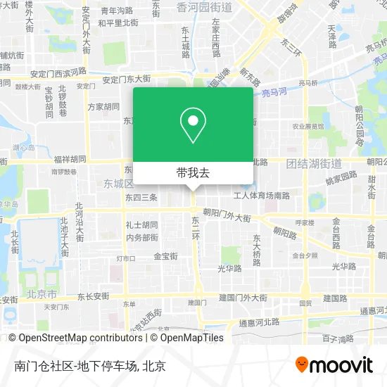 南门仓社区-地下停车场地图