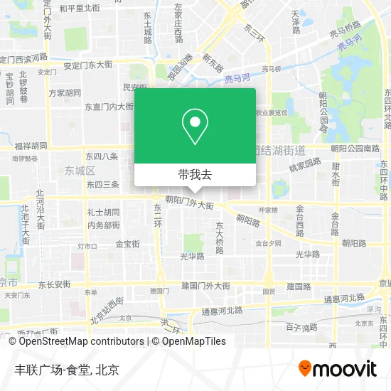 丰联广场-食堂地图