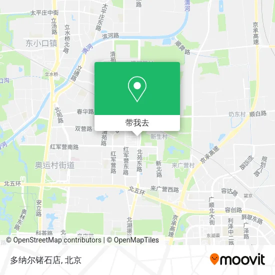 多纳尔锗石店地图