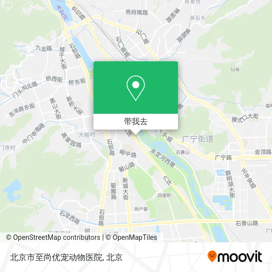 北京市至尚优宠动物医院地图