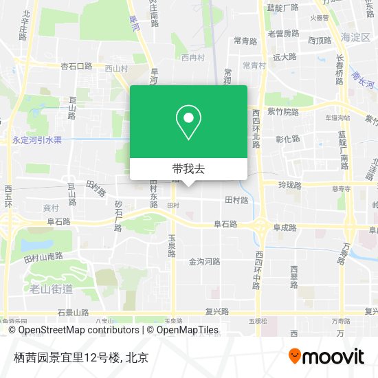 栖茜园景宜里12号楼地图