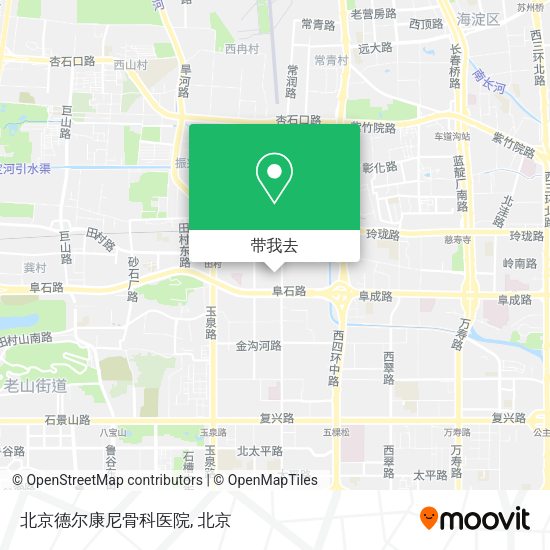 北京德尔康尼骨科医院地图