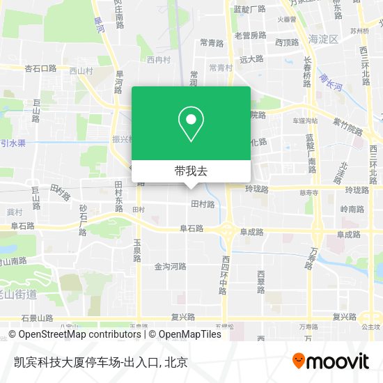 凯宾科技大厦停车场-出入口地图