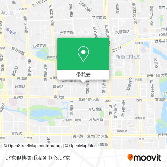 北京银协集币服务中心地图