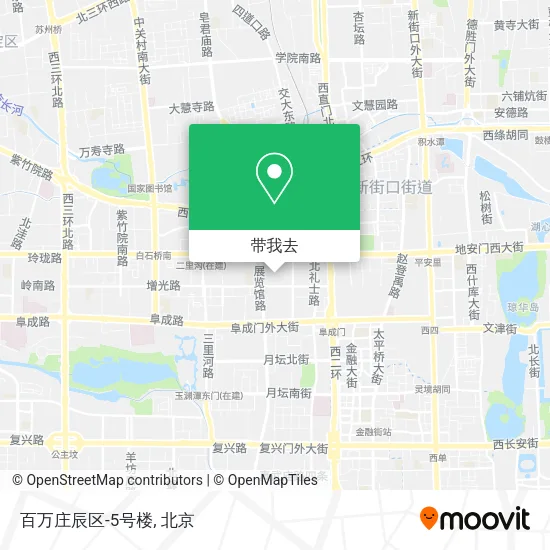 百万庄辰区-5号楼地图