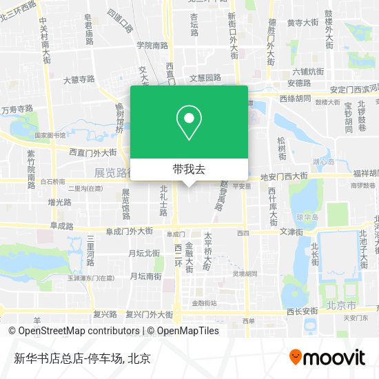 新华书店总店-停车场地图
