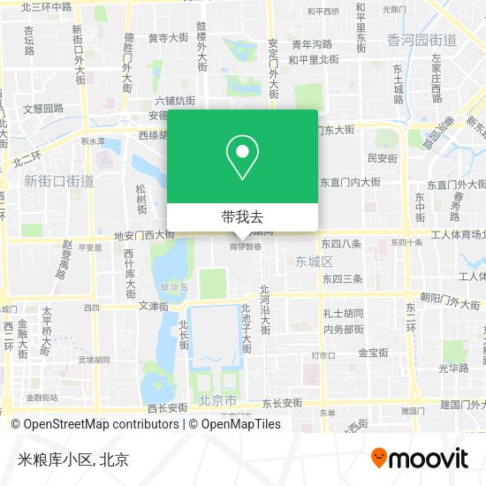 米粮库小区地图