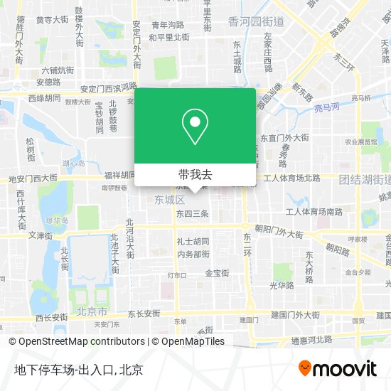 地下停车场-出入口地图