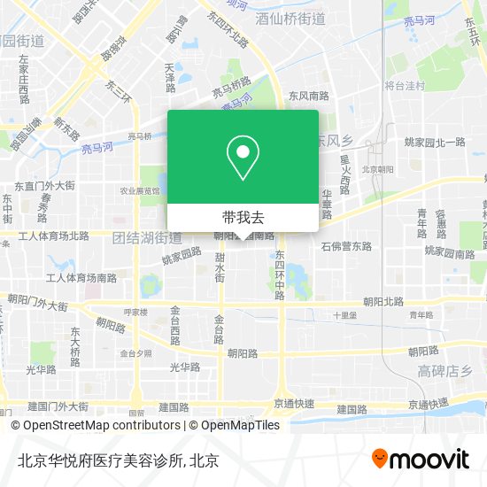 北京华悦府医疗美容诊所地图