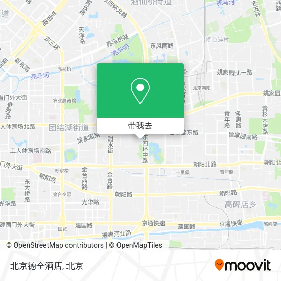 北京德全酒店地图