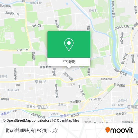 北京维福医药有限公司地图