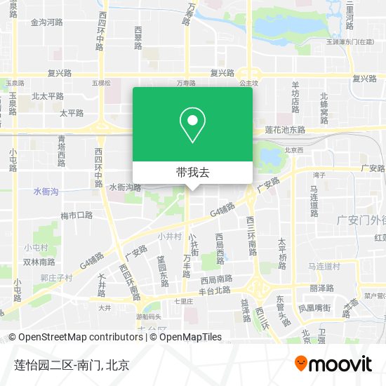 莲怡园二区-南门地图