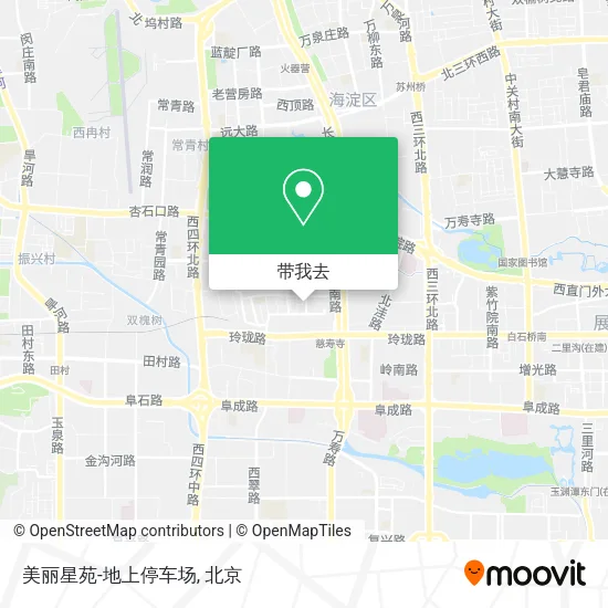 美丽星苑-地上停车场地图