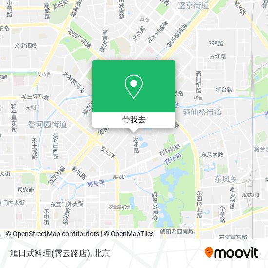 滙日式料理(霄云路店)地图