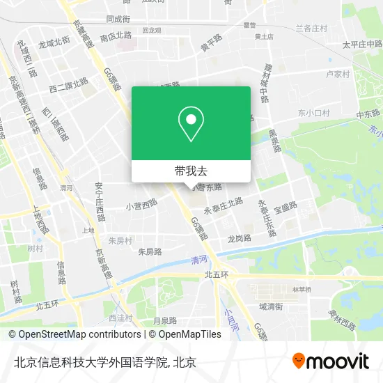 北京信息科技大学外国语学院地图