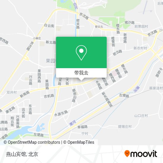燕山宾馆地图