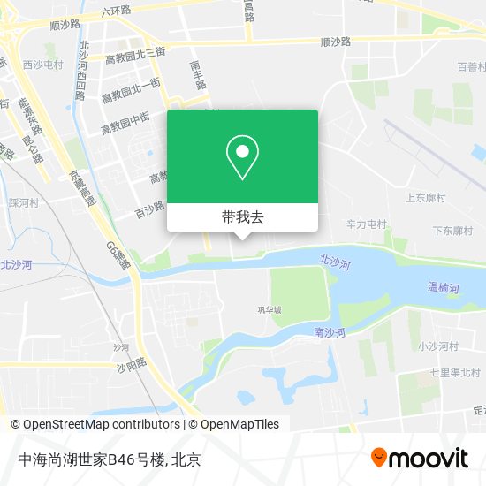 中海尚湖世家B46号楼地图