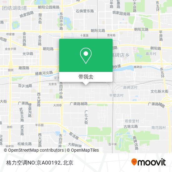 格力空调NO:京A00192地图