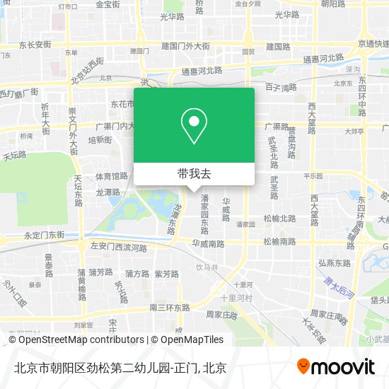 北京市朝阳区劲松第二幼儿园-正门地图