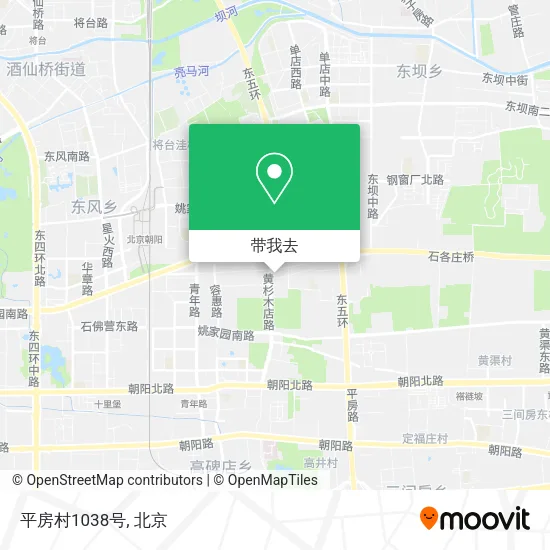 平房村1038号地图