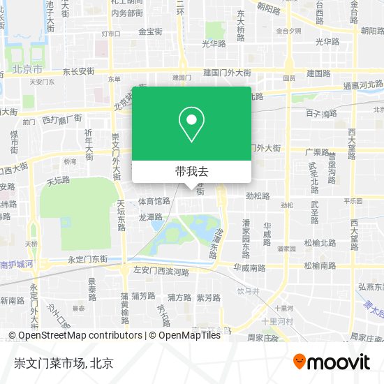 崇文门菜市场地图