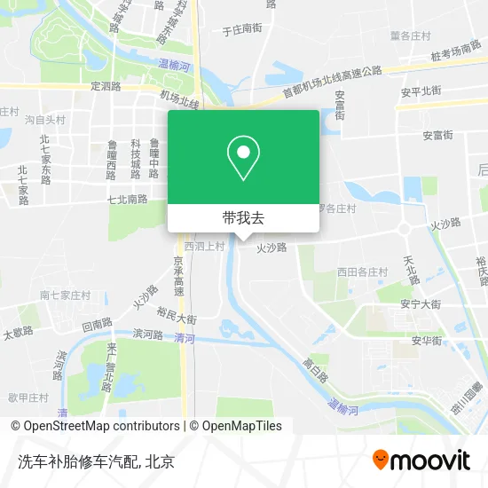 洗车补胎修车汽配地图