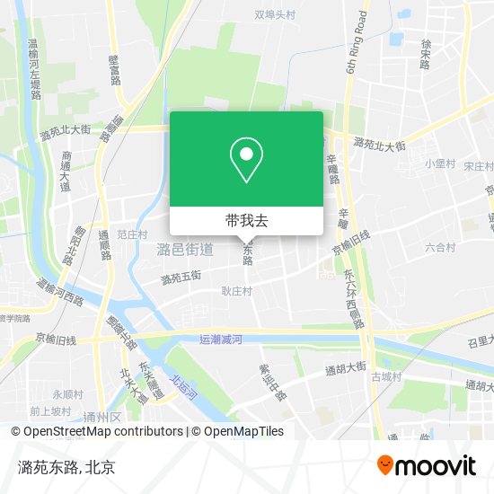 潞苑东路地图