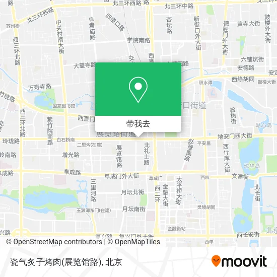 瓷气炙子烤肉(展览馆路)地图