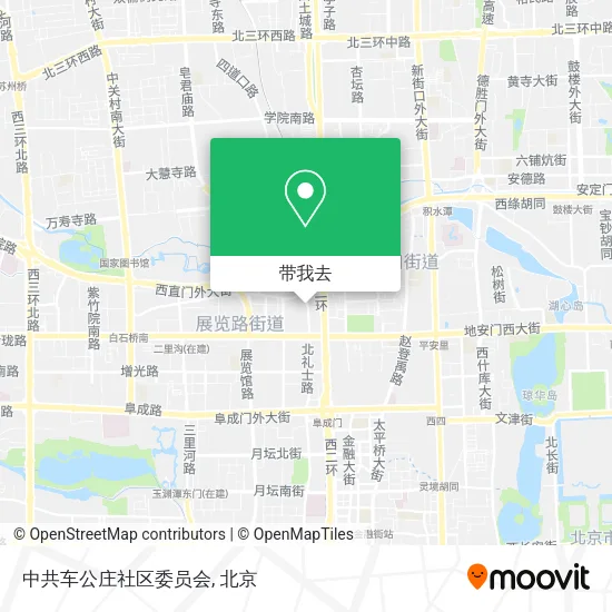 中共车公庄社区委员会地图
