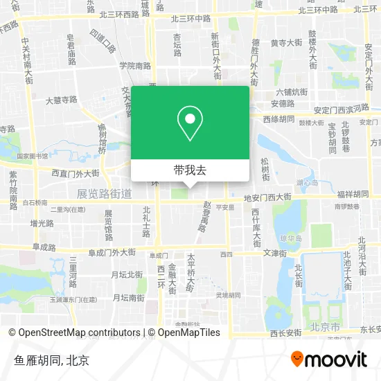 鱼雁胡同地图