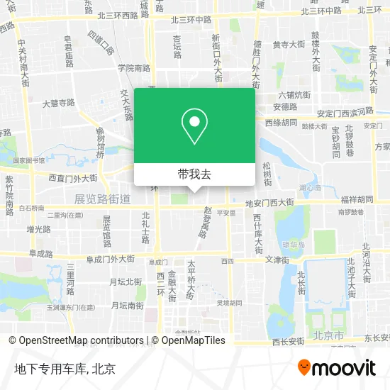 地下专用车库地图