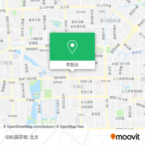 侣松园宾馆地图