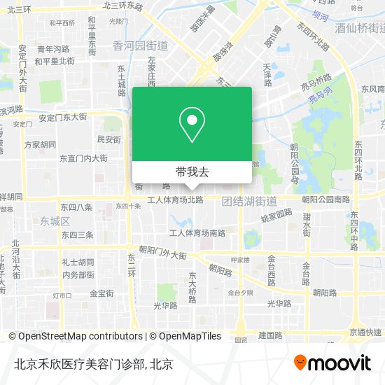北京禾欣医疗美容门诊部地图