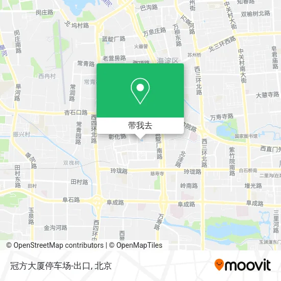 冠方大厦停车场-出口地图