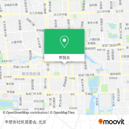 半壁街社区居委会地图