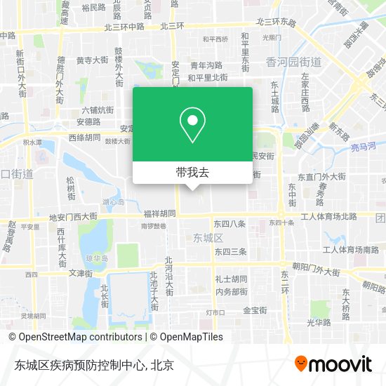 东城区疾病预防控制中心地图