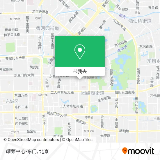 耀莱中心-东门地图