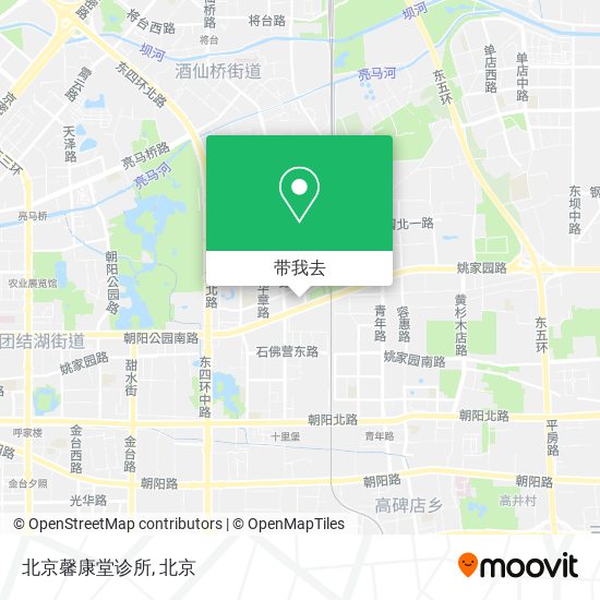 北京馨康堂诊所地图