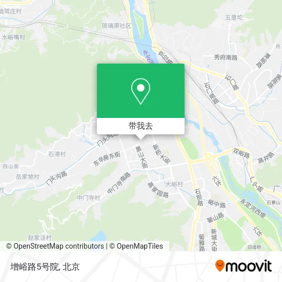 增峪路5号院地图