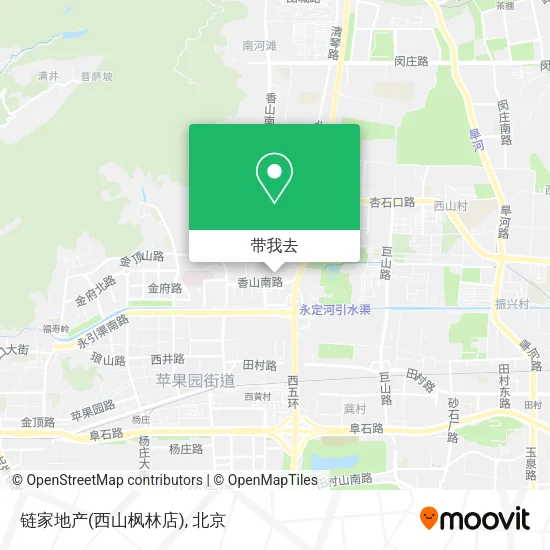 链家地产(西山枫林店)地图