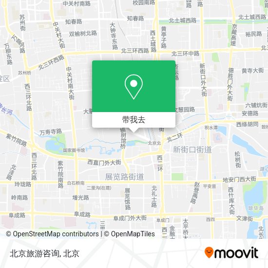 北京旅游咨询地图