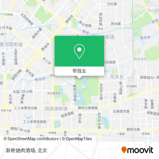 新桥烧肉酒场地图