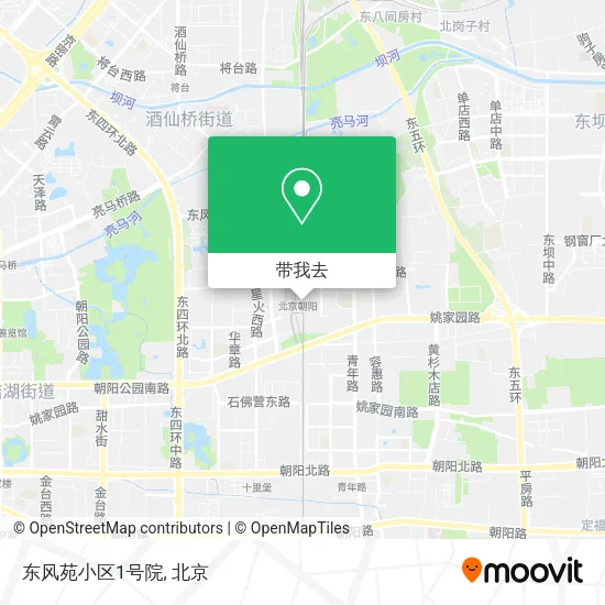 东风苑小区1号院地图