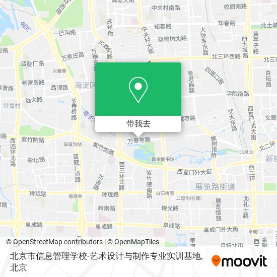 北京市信息管理学校-艺术设计与制作专业实训基地地图