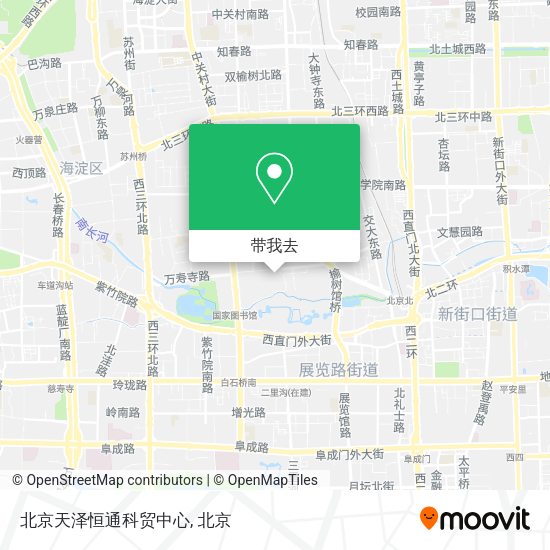 北京天泽恒通科贸中心地图