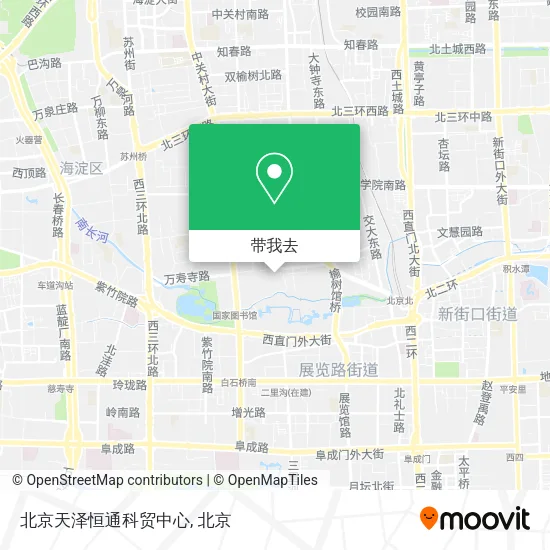 北京天泽恒通科贸中心地图